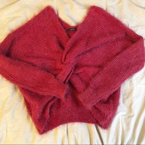 NWOT ZAFUL CHENILLE FUZZY SWEATER